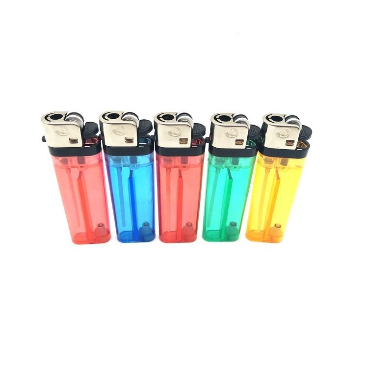 Assorted transparent akmak disposable lighter cheap flint lighter,factory wholesale price of slim CR lighter , accept OEM orders