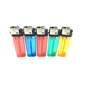 Assorted transparent akmak disposable lighter cheap flint lighter,factory wholesale price of slim CR lighter , accept OEM orders