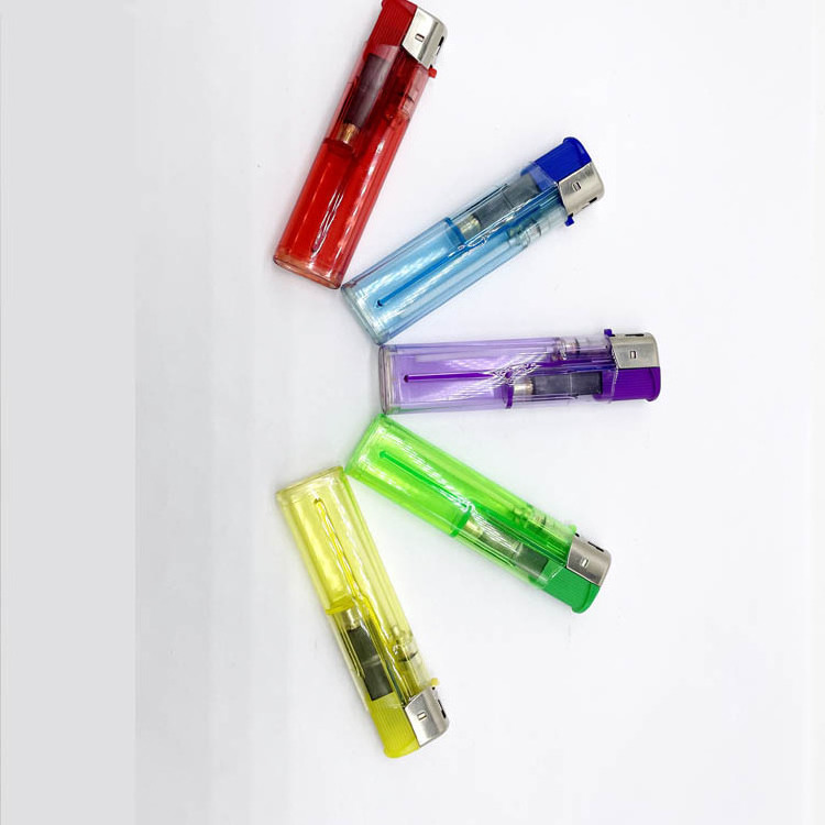 Cheap Refillable Color candle lighter disposable lighter Plastic electric gas cigarettes Lighter