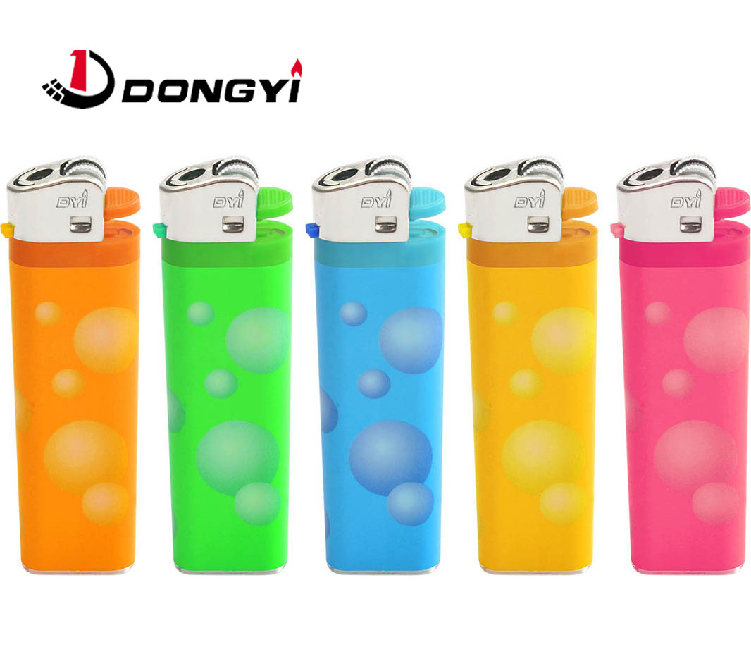 Electronic  Lighter Cigar Smoking Plastic Gas Disposable Flint Lighter