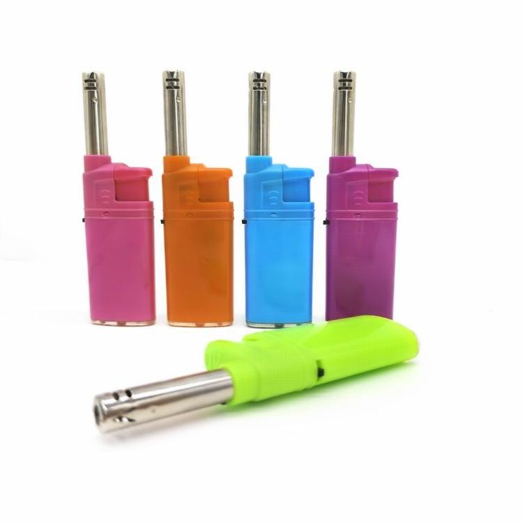 New Design Colorful Mini BBQ kitchen Candle Outdoor Butane lighter