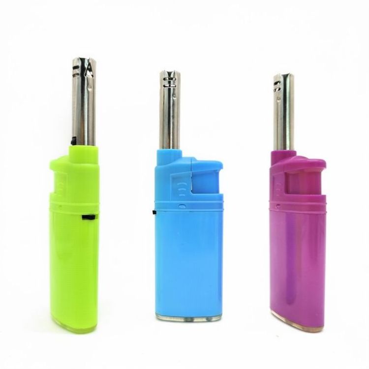 New Design Colorful Mini BBQ kitchen Candle Outdoor Butane lighter