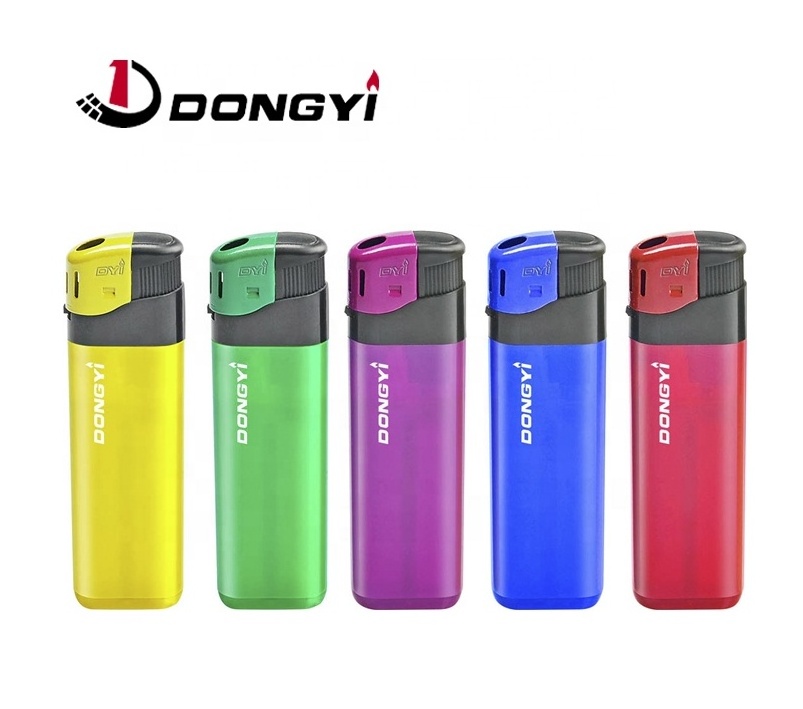 DONGYI Disposable gas cigarettes lighter with Light/LED