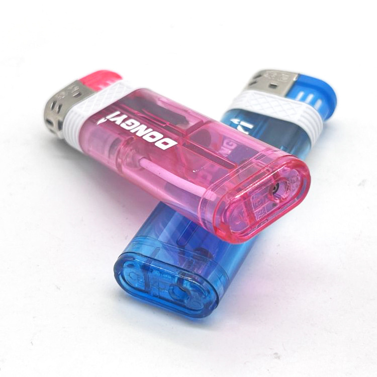 ISO Standard Windproof Straight Torch Blue Flame Lighter Compact Candle Gas Lighters