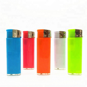 encendedor electrico disposable/refillable lighter with sticker/label