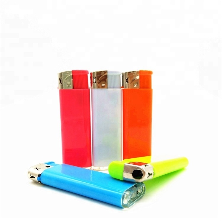 encendedor electrico disposable/refillable lighter with sticker/label