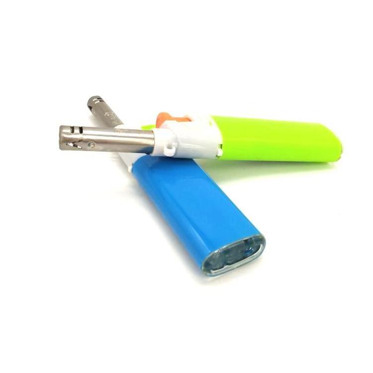 Kitchen refillable mini BBQ lighter plastic outdoor camping candle lighter