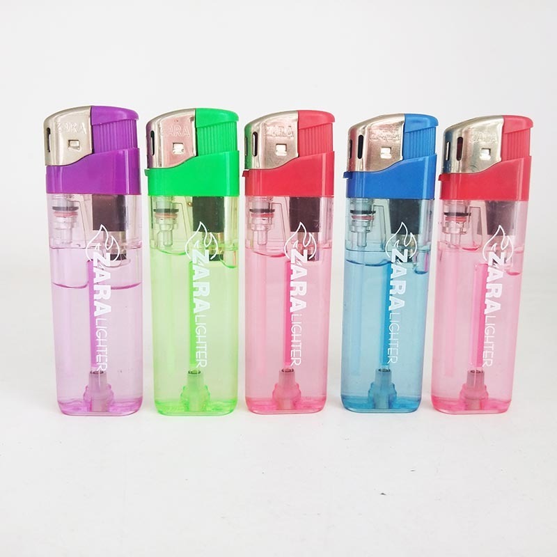 China Flame factory ALBA supplier Plastic  Lighter windproof Electric Encendedores