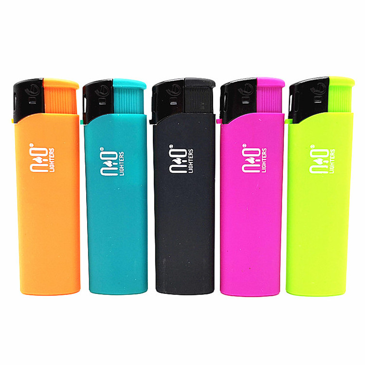 Dongyi factory wholesale gas lighter customs logo electric candle lighter rechargeable briquet