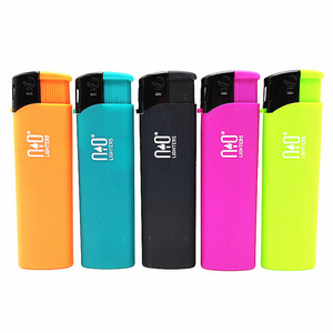 Dongyi factory wholesale gas lighter customs logo electric candle lighter rechargeable briquet