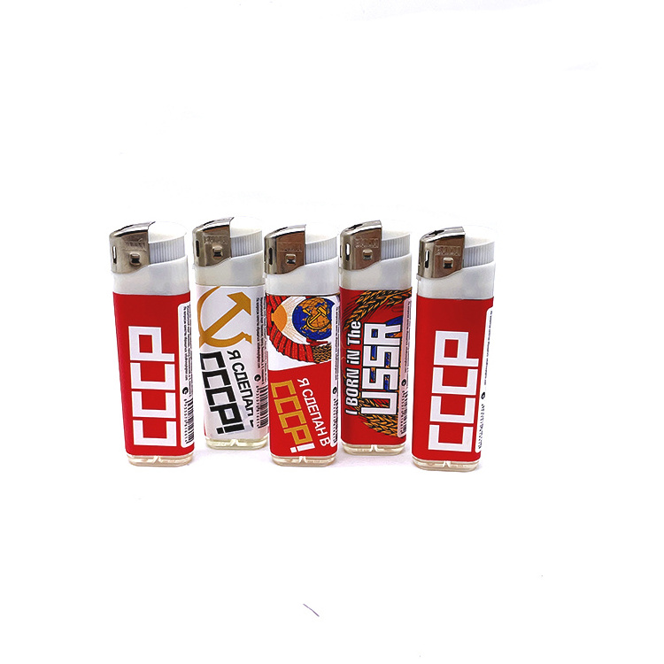 Promotional Cheap Plastic Electronic  Gas Lighter Disposable Lighter Baida Lighter