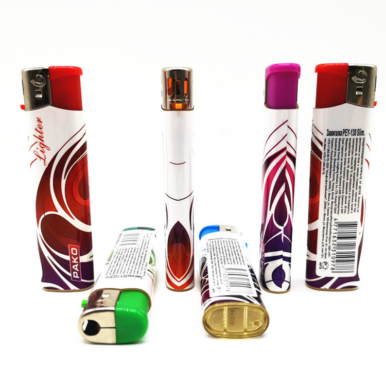 Custom logo plastic cheap high quality gas cigarette lighter electronic cigarette cheap wholesale lighters