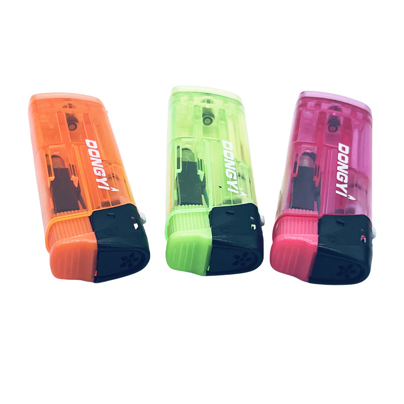 Colored Flame Lighters Butane Gas Valve For Windproof Gas Refillable Lighter