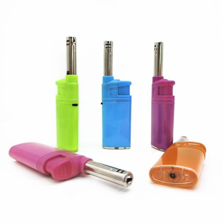 New Design Colorful Mini BBQ kitchen Candle Outdoor Butane lighter