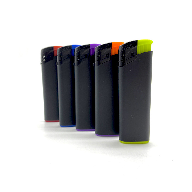 Rubber Paint Cigarettes Rechargeable Lighter Electric