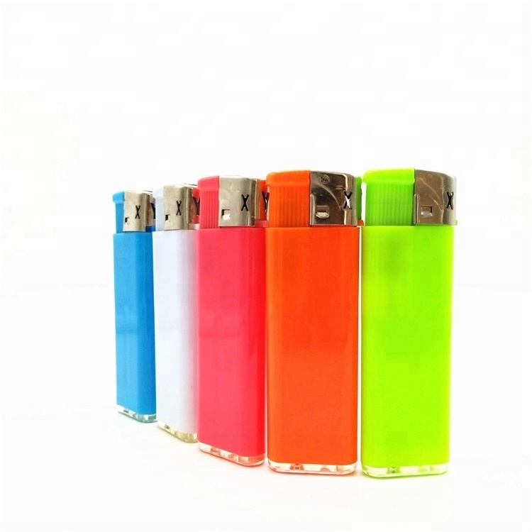 encendedor electrico disposable/refillable lighter with sticker/label