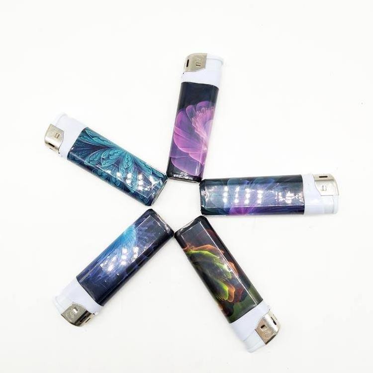 Lighter with customer logo lighter fluid lighter classic fashionable encendedores cigarette lighter