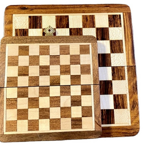 Retro Table toys Wooden magnetic chess Foldable Portable International chess