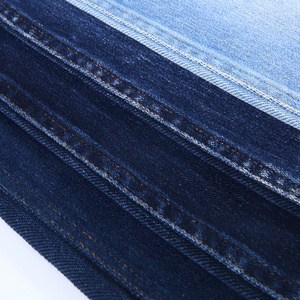 High Quality 98% cotton, spandex elastane denim stretch woven twill Indigo Colored denim jeans fabric for dress and pants/