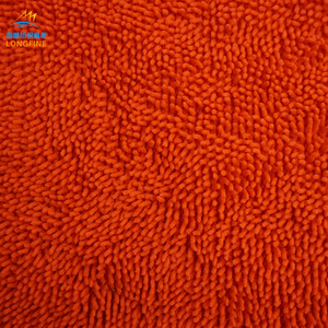 wholesale high quality 100% polyester microfiber chenille jacquard shaggy fabric for carpet