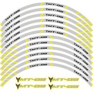 Motorcycle Rim Stripes Wheel Decals Tape Stickers For YAMAHA MT-09 15-2019