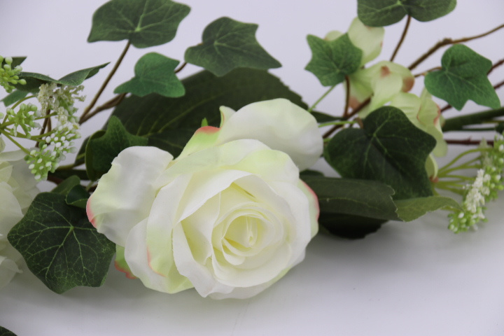 Wholesale Artificial Flower Garland Rose Vines For Party Wedding And Home Decor