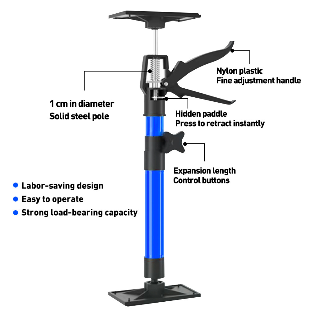 For Construction Wholesale Adjustable Telescopic 30kg Support Pole Extension Support Rod