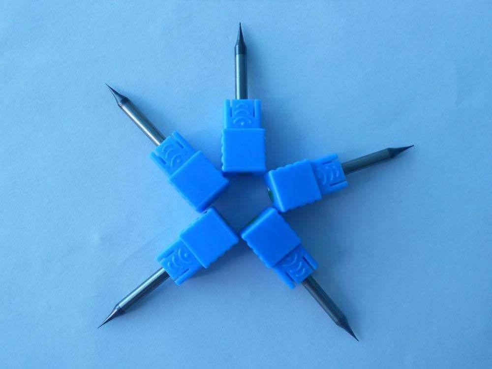 CNC Small Milling Cutter Solid Carbide Micro Diameter End Mills 2 flutes standard length and long shank