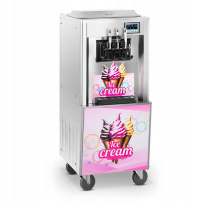 Standing Floor Commercial Used Soft Ice Cream Machine Price