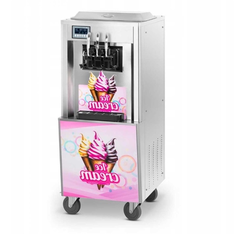 Standing Floor Commercial Used Soft Ice Cream Machine Price