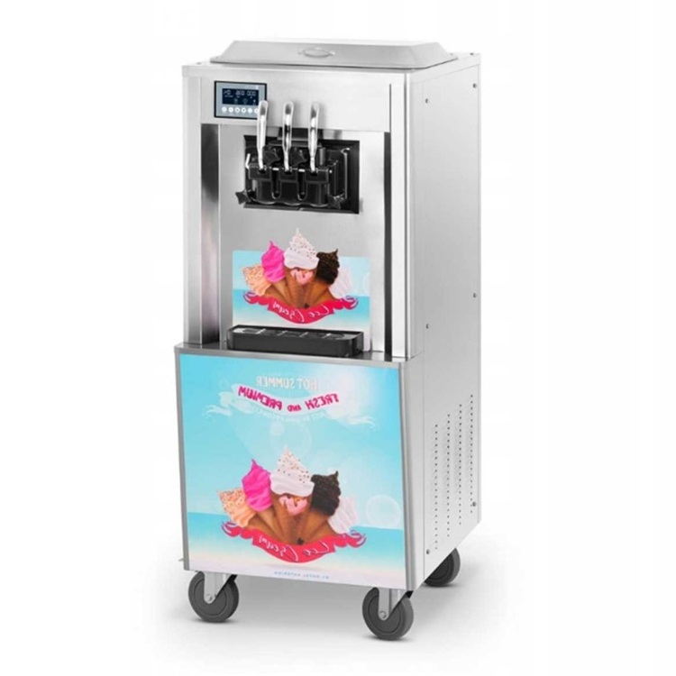 Standing Floor Commercial Used Soft Ice Cream Machine Price