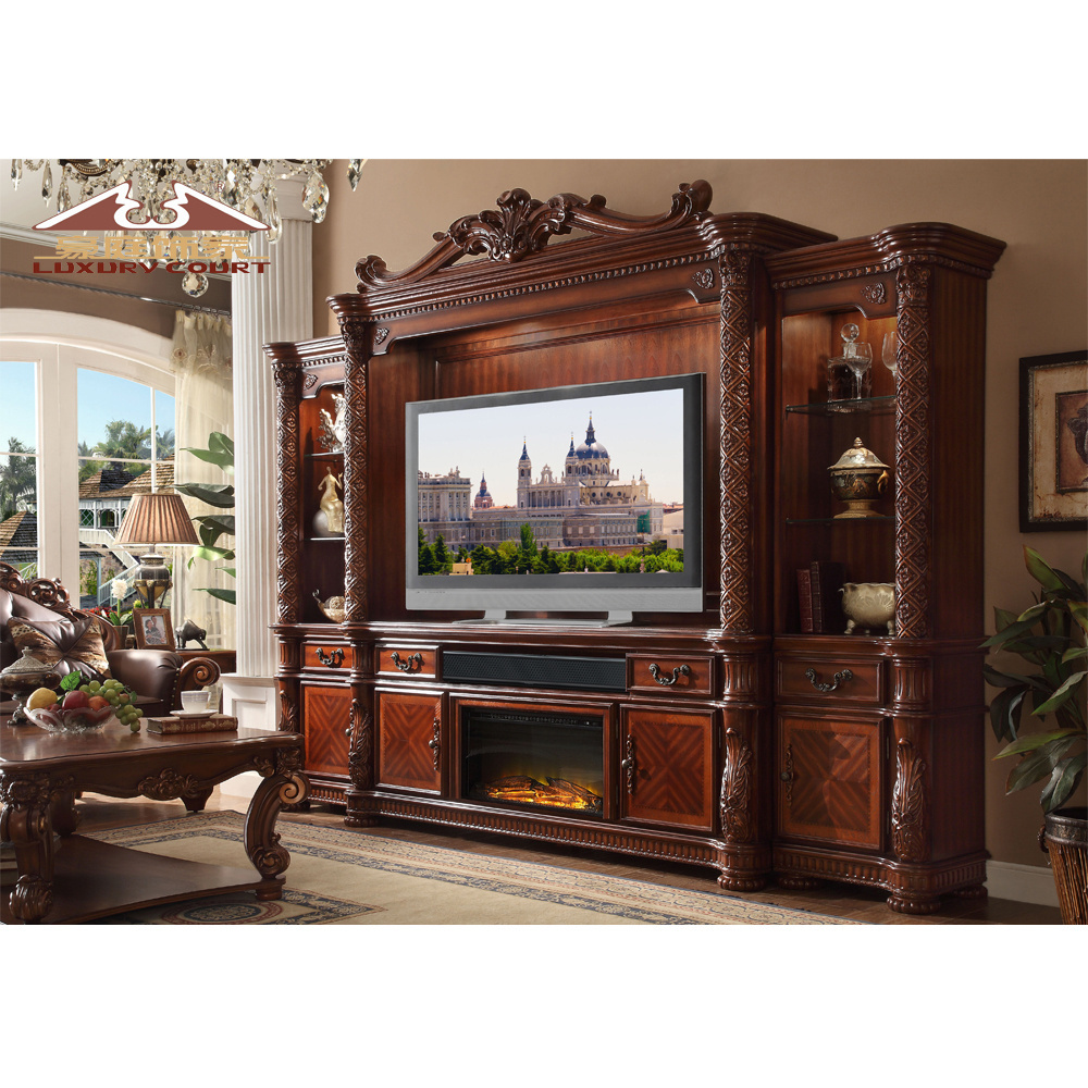 Longhao Furniture american living room classic TV cabinet