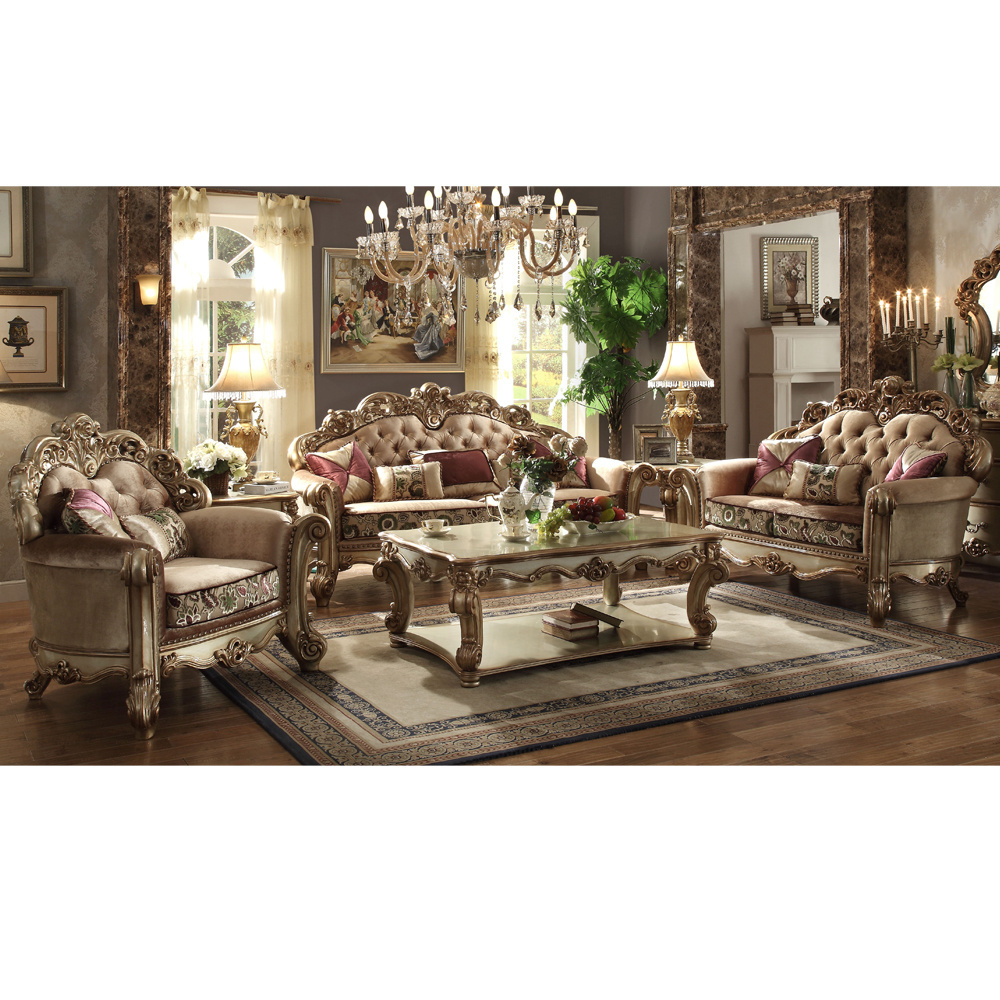 Latest design royal leather sofa chesterfield sofa sets pillow big coffee table for house living room furniture