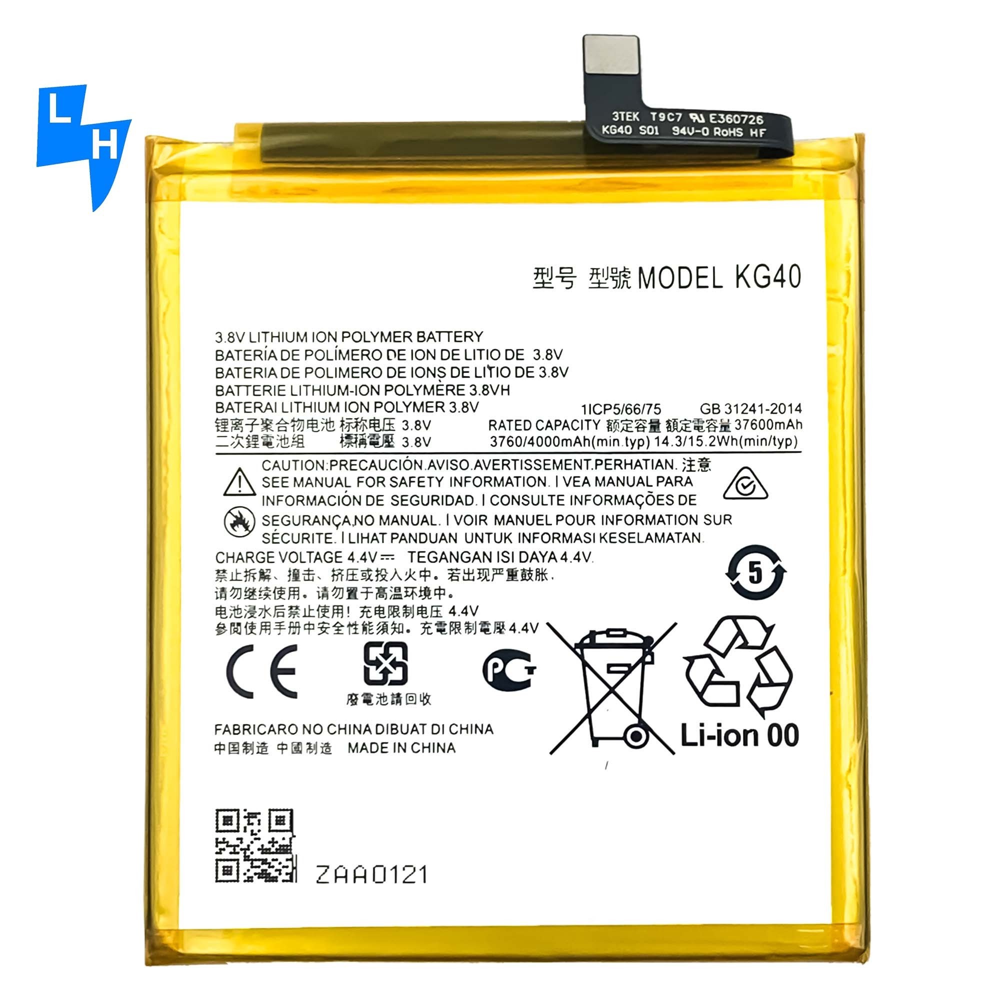 4000mAh KG40 Battery For Motorola Moto G8 Play Moto One Macro Dual SIM XT2015 XT2045  phone battery