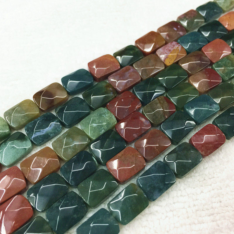 Wholesale 20cm/str  Really Stone Beads 8 mm X 11 mm Square Faceted Beads Nature Tiger Eye Green jade Amethyst Rose Quartz