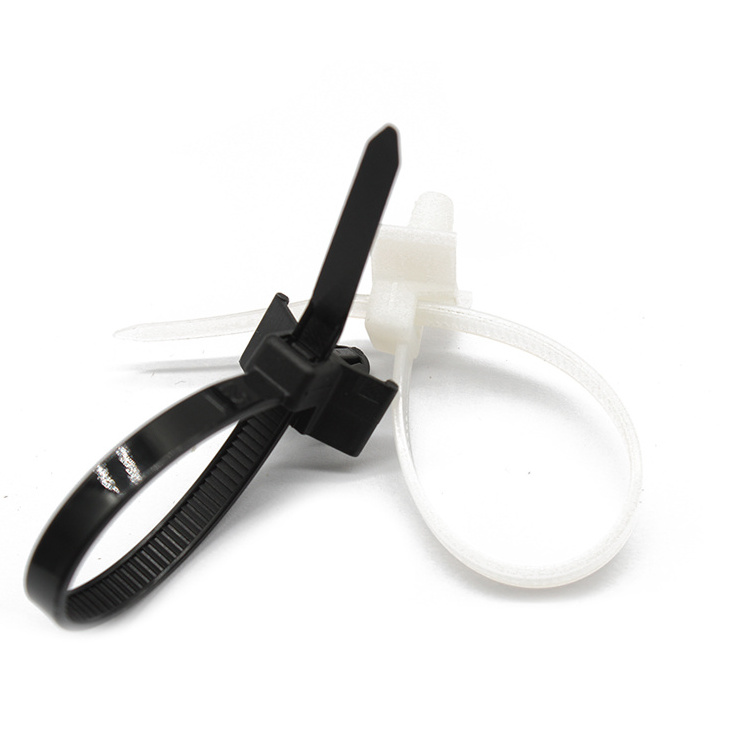 wing push mount cable ties black zip ties