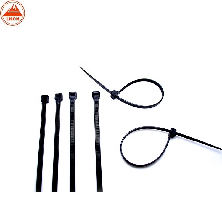 100 Pcs Pack Strong Tensile Nylon Cable Zip Ties Self Locking Type 2.5/3.6/4.8/7.6mm Width Nylon 66 Material