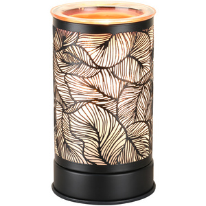 Wax Melt Warmer Touch electric aromatherapy wax melting furnace candle heater desktop decorative leaf design iron incense lamp