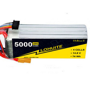 4S Lipo Battery 5000mAh 11.1V 50C 100C RC Lipo Battery