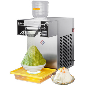 Portable Commercial snowflake ice maker slushy machine for small business idea at home