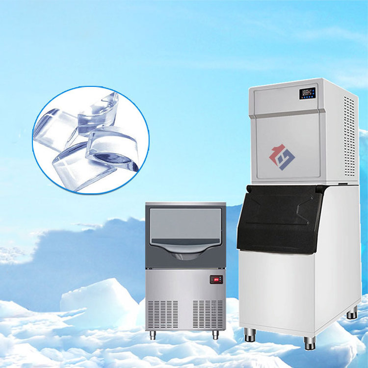 260kg/d crescent ice making machine drinking bar coffee ice maker machine