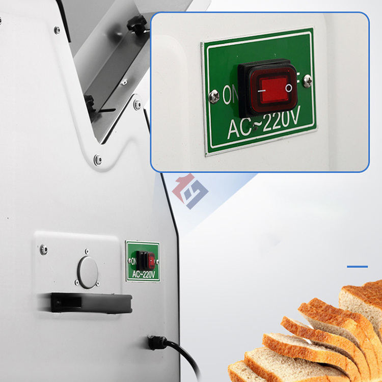 Commercial electric bread slicer machine rotary toast cutter for bakery