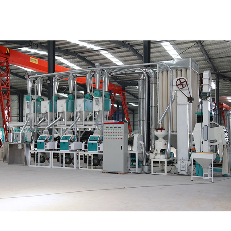 Wet corn mill maize flour milling and packaging machine grinder price