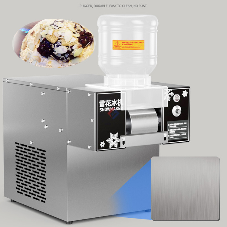 Portable Commercial snowflake ice maker slushy machine for small business idea at home