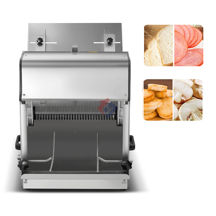 Commercial electric bread slicer machine rotary toast cutter for bakery