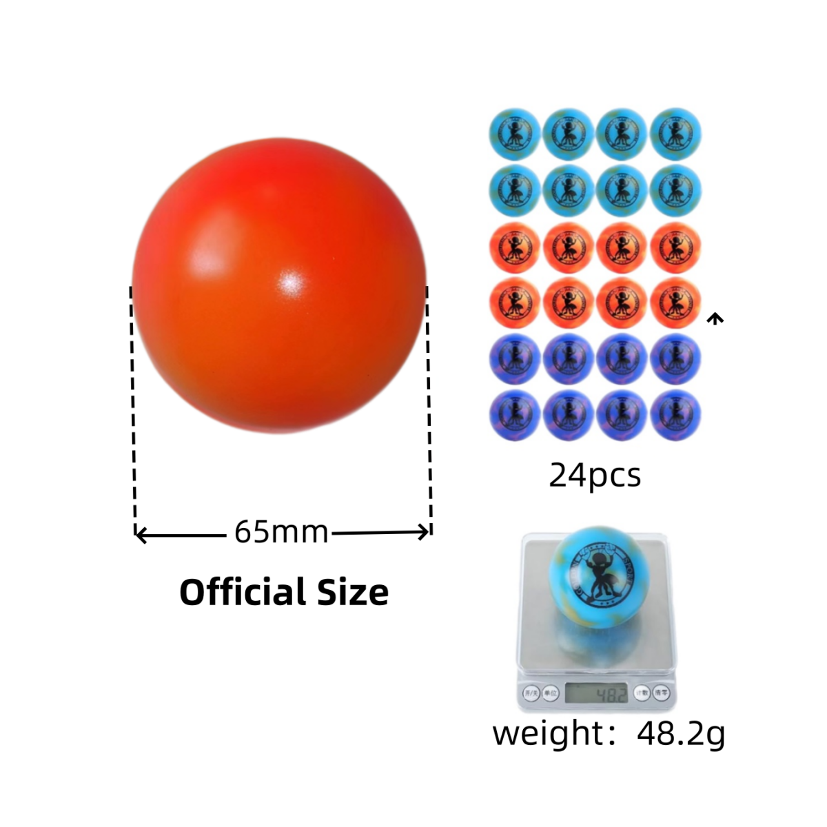 Factory Direct Price Bulk purchasing Sales Price Hight quality toy Friendly Training Comoetition PVC Street Field Hockey Balls