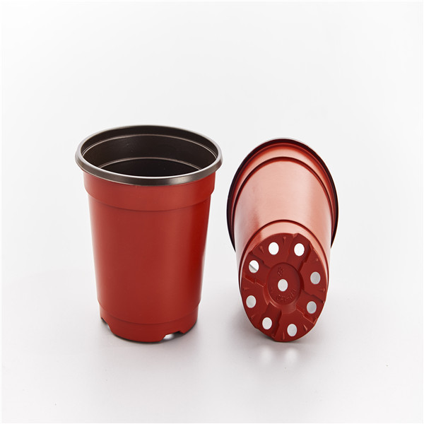 Longji Plastic Flower Pot Garden Gallon Pots 1 / 2 / 2.5 / 3 / 5 / 7 / 9 / 12 Double Color Flower Pots