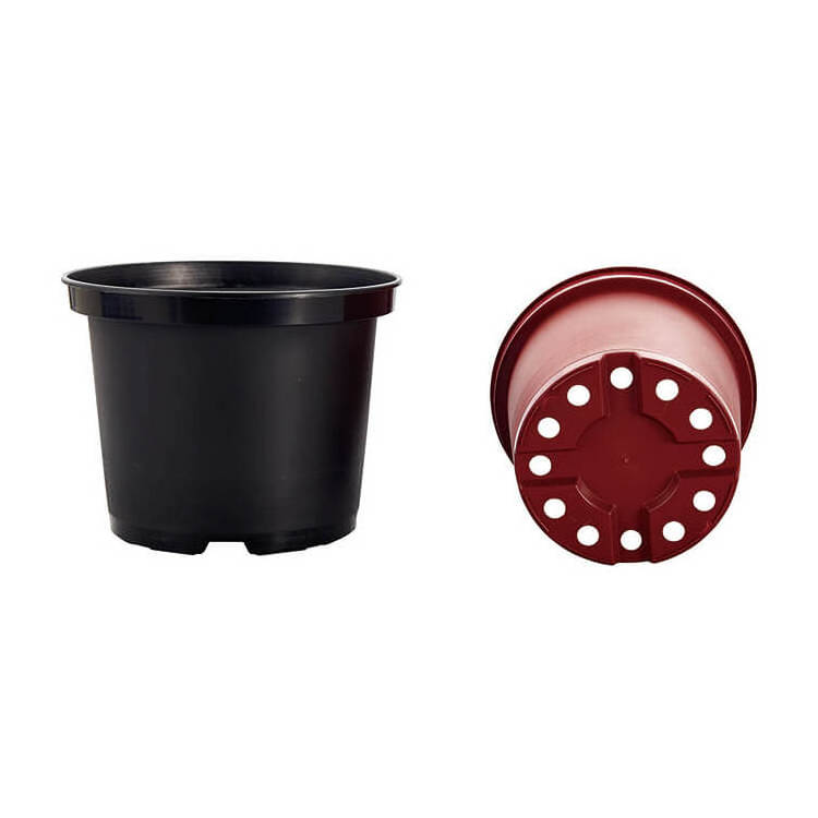 1 2 3 4 5 Gallon Plastic Pots 2.8L Black PS Gallon Nursery Flower Pot JA19 For Woody Plants