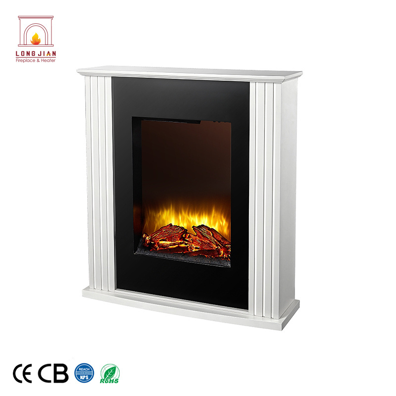 China Manufacturer Freestanding Design High Quality Indoor Cabinet LED Light Flame Electric Fireplace Small