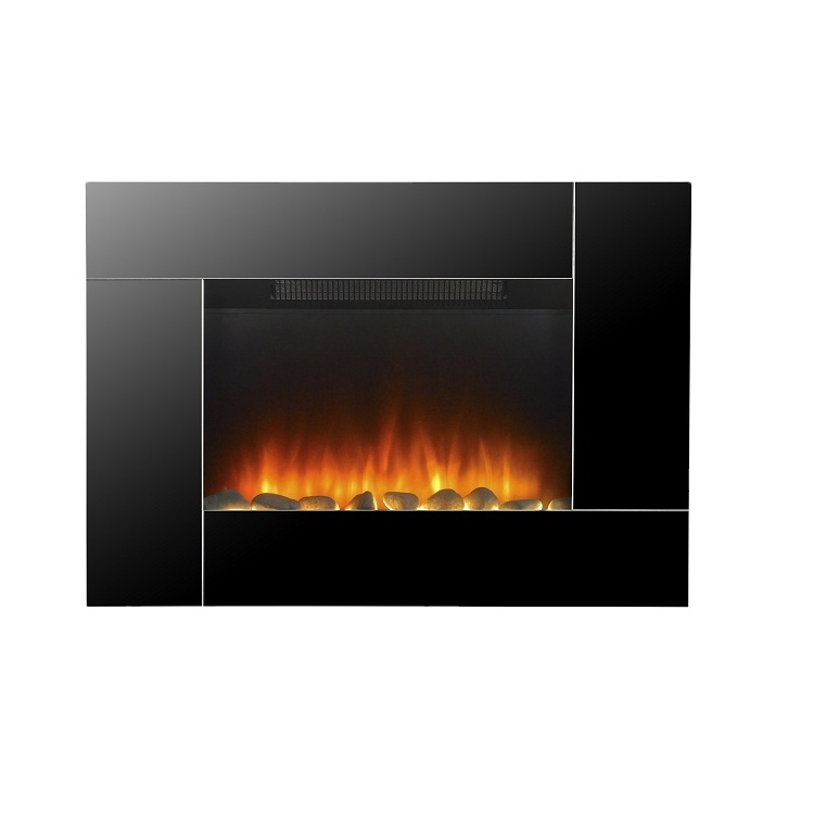 Good Price Glass Panel Electric Fireplace Mini Wall Style Fireplace Heater